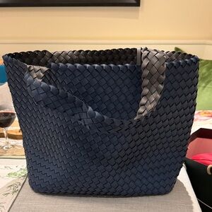 Ilse Jacobsen Tote Blue with Ant Silver
